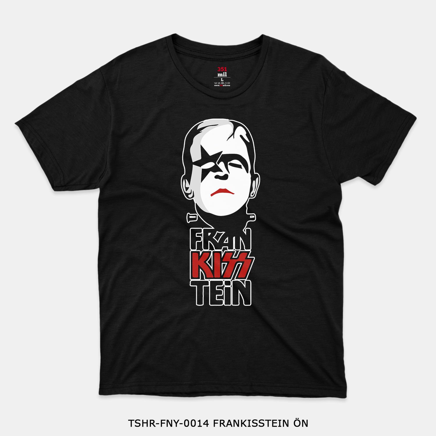 351mil T-Shirt TSHR-FNY-0014 FRANKISSTEIN