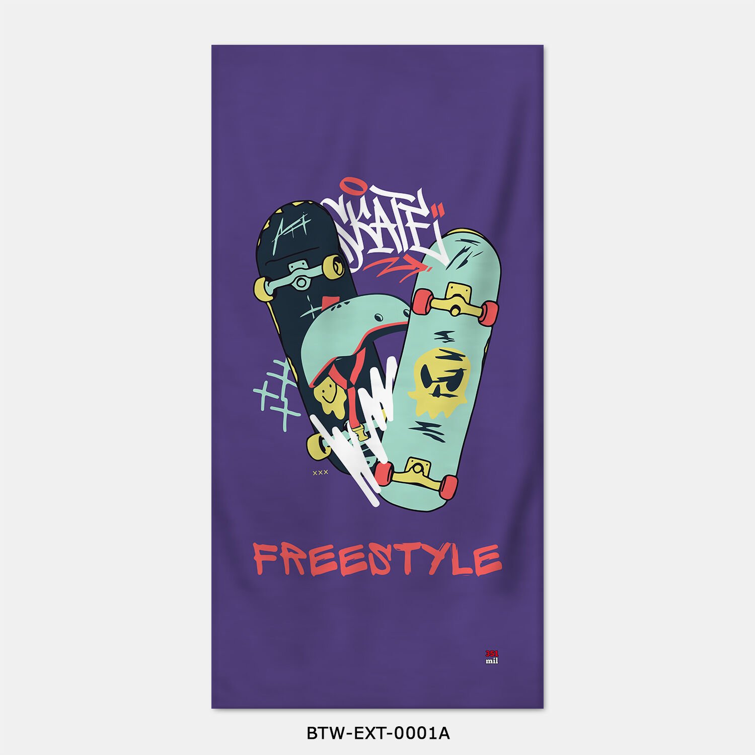 351mil Plaj Havlusu BTW-EXT-0001 FREESTYLE SKATE