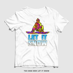 351mil T-Shirt TSH-SNW-0004 LET IT SNOW