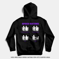 351mil Hoodie HOD-MRN-0020 SPEED DATING FOR KITE SURFER