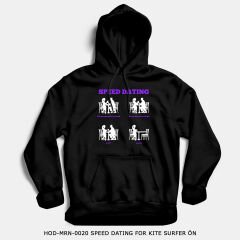 351mil Hoodie HOD-MRN-0020 SPEED DATING FOR KITE SURFER