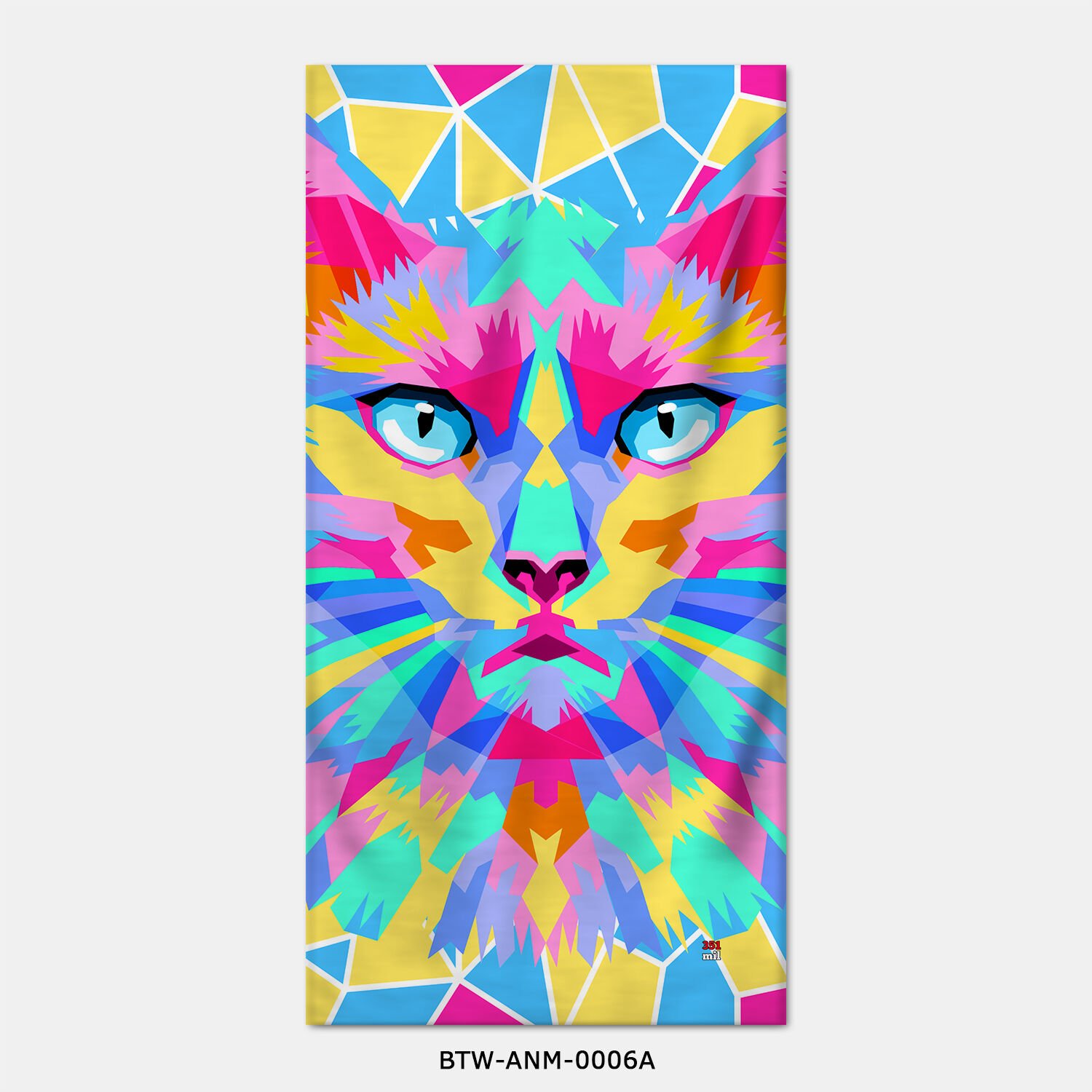 351mil Plaj Havlusu BTW-ANM-0006 FURRY CAT
