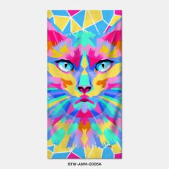 351mil Plaj Havlusu BTW-ANM-0006 FURRY CAT