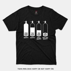 351mil T-Shirt TSHR-MRN-0034 HAPPY OR NOT HAPPY