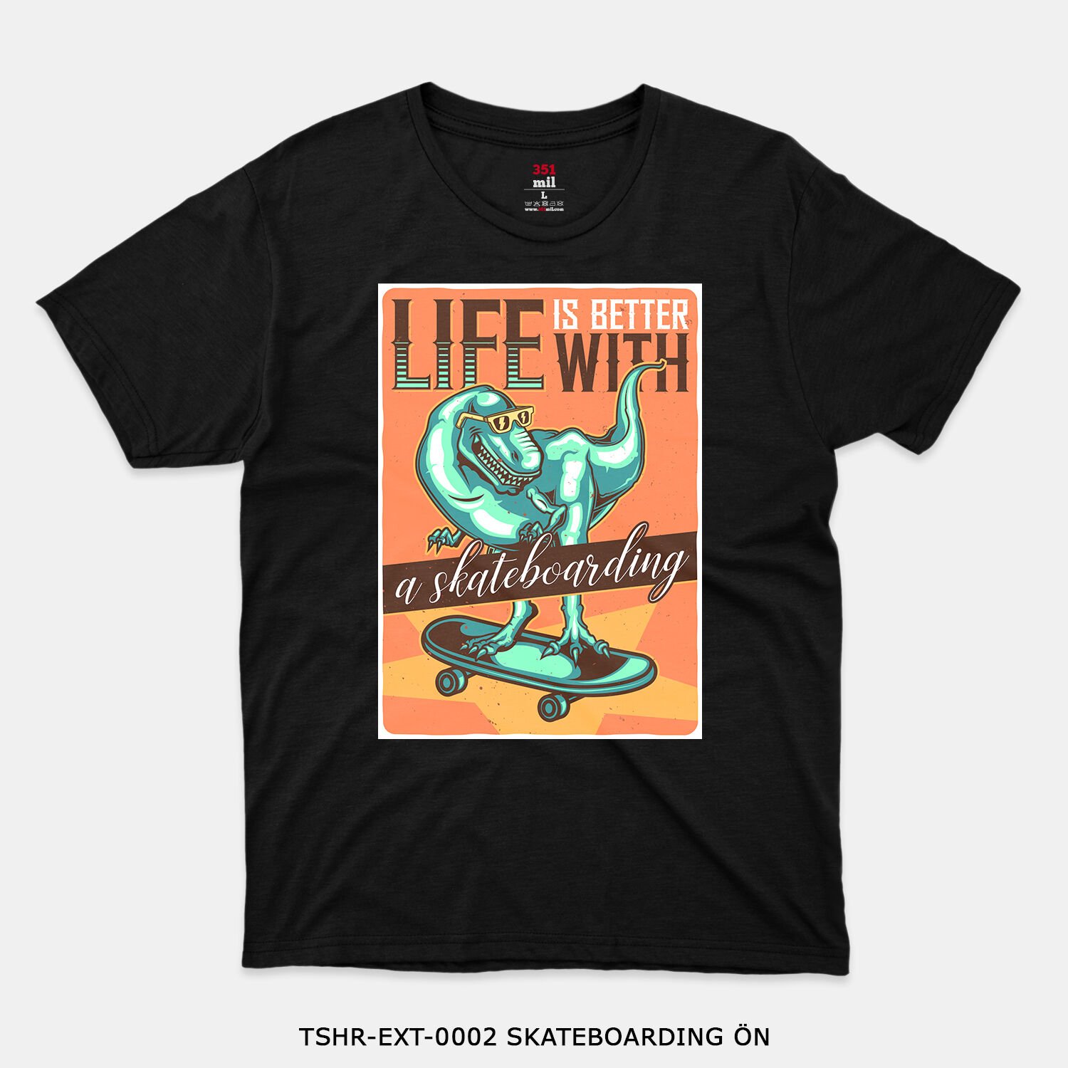 351mil T-Shirt TSHR-EXT-0002 SKATEBOARDING