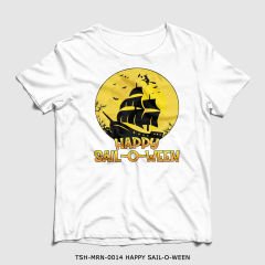 351mil T-Shirt TSH-MRN-0014 HAPPY SAIL-O-WEEN