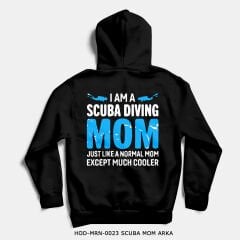 351mil Hoodie HOD-MRN-0023 SCUBA MOM