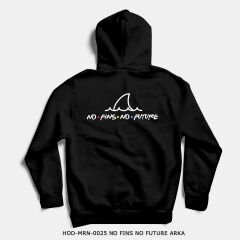 351mil Hoodie HOD-MRN-0025 NO FINS NO FUTURE
