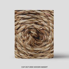 351mil Mug CUP-OUT-0004 WICKER BASKET