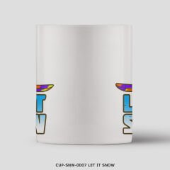 351mil Mug CUP-SNW-0007 LET IT SNOW