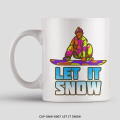 351mil Mug CUP-SNW-0007 LET IT SNOW