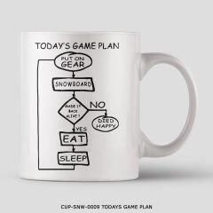 351mil Mug CUP-SNW-0009 TODAYS GAME PLAN