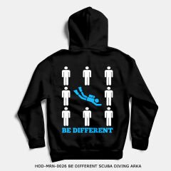 351mil Hoodie HOD-MRN-0026 BE DIFFERENT SCUBA DIVING