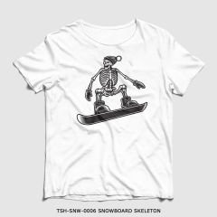 351mil T-Shirt TSH-SNW-0006 SNOWBOARD SKELETON