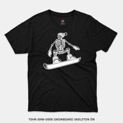 351mil T-Shirt TSHR-SNW-0006 SNOWBOARD SKELETON