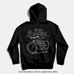 351mil Hoodie HOD-BKE-0001C LIFE IS A BEAUTIFUL