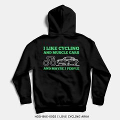 351mil Hoodie HOD-BKE-0002 I LOVE CYCLING