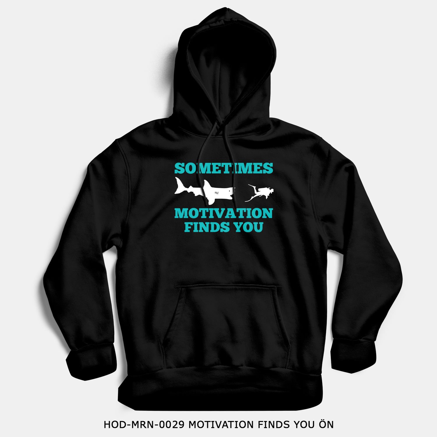 351mil Hoodie HOD-MRN-0029 MOTIVATION FINDS YOU