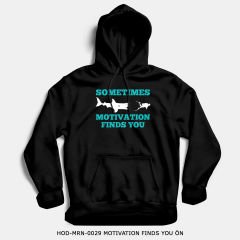 351mil Hoodie HOD-MRN-0029 MOTIVATION FINDS YOU