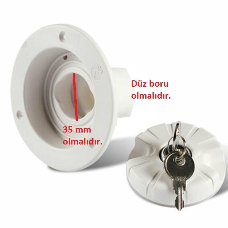 Karavan Su Deposu Doldurma Hunisi (35 mm girişler için)