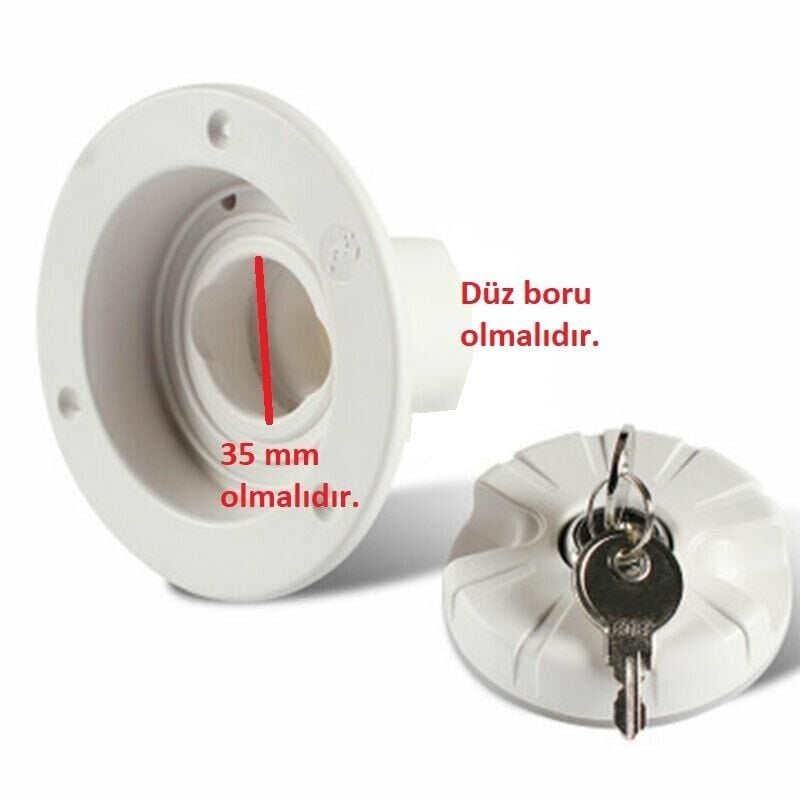 Karavan Su Deposu Doldurma Hunisi (35 mm girişler için)