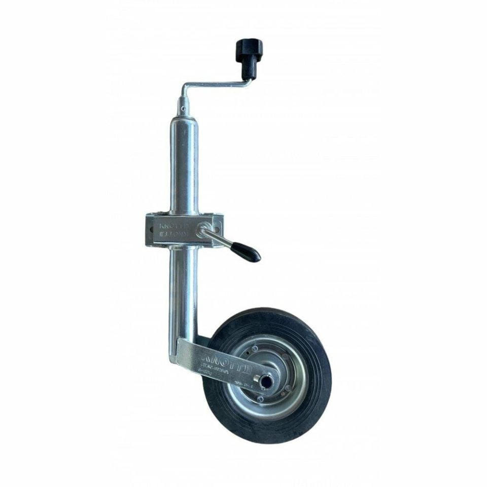 Römork Karavan Destek Tekeri 48 mm, kelepçe ile ya da kelepçesiz, Knott