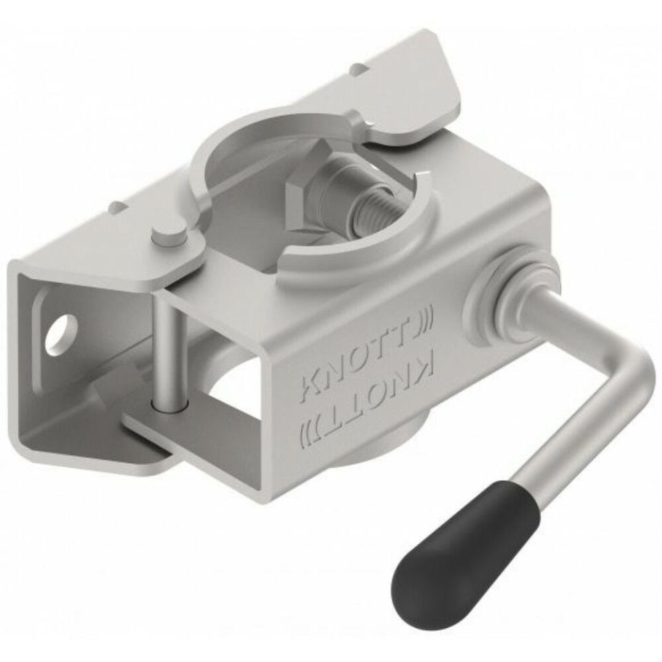 Knott 48mm'lik karavan/römork destek tekeri için kelepçe (bağlantı vidaları ile)