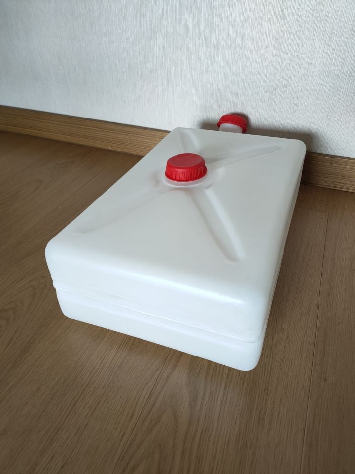 Karavan Atık (Gri) Su Bidonu (20 Litre) Süper Slim