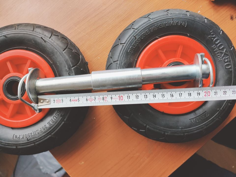 Karavan pilot tekeri çift tekere dönüştürme seti