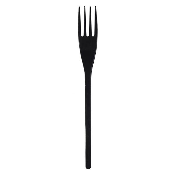 Siyah Uzay Plastik Çatal