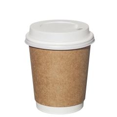 8 oz Karton Bardak Double Wall Kraft