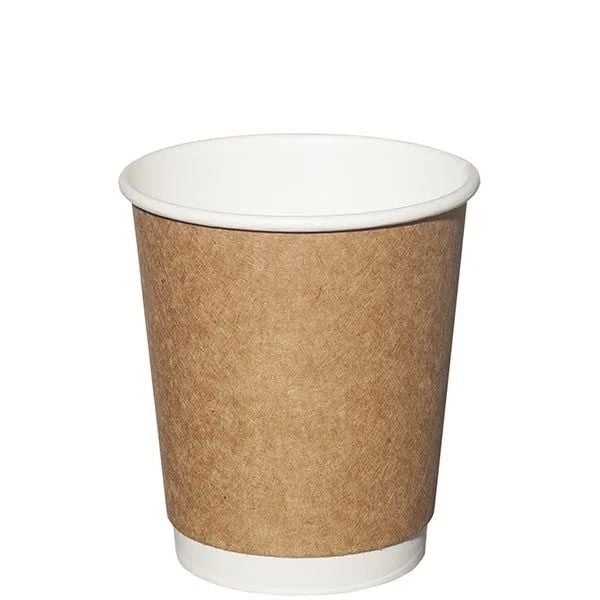 8 oz Karton Bardak Double Wall Kraft