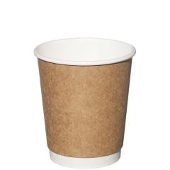 8 oz Karton Bardak Double Wall Kraft