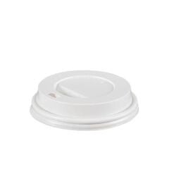 4 oz Beyaz Sıcak İçecek Kapağı