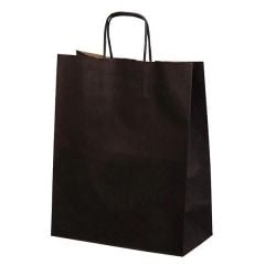 Siyah Kraft Çanta Orta Boy 25x12x31
