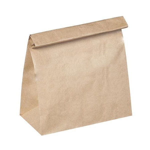 Sapsız Kraft Taşıma Torbası Büyük Boy 25x14x28 cm