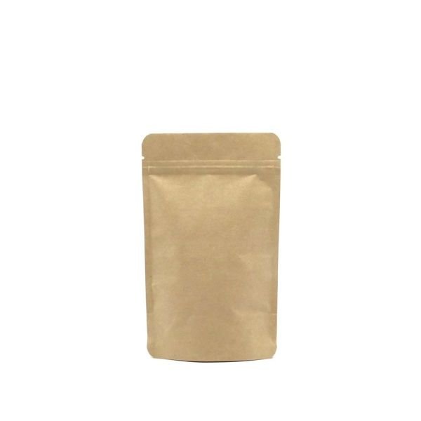 11 x 18,5 cm Kraft Alüminyum Doypack Paket - 100 Adet