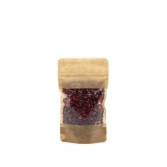 11 x 18,5 cm Geniş Pencereli Kraft Doypack Paket - 100 Adet