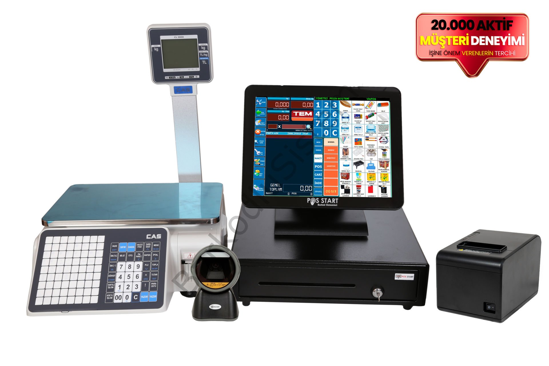 Market  Barkod Sistemi | Premium Set