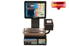 Pos Terazi | Manav Barkod Sistemi | 8 Digit müşteri ekranı