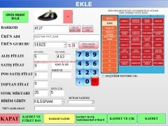 Pos Terazi | Manav Barkod Sistemi | 8 Digit müşteri ekranı
