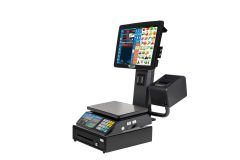 Pos Terazi | Manav Barkod Sistemi | 8 Digit Müşteri Ekranı + Okuyucu