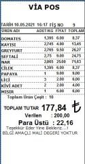 Pos Terazi | Manav Barkod Sistemi | Çift Ekran