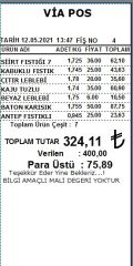 Posterazi Kuruyemiş Barkod Sistemi