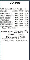 Posterazi Kuruyemiş Barkod Sistemi Çift ekran