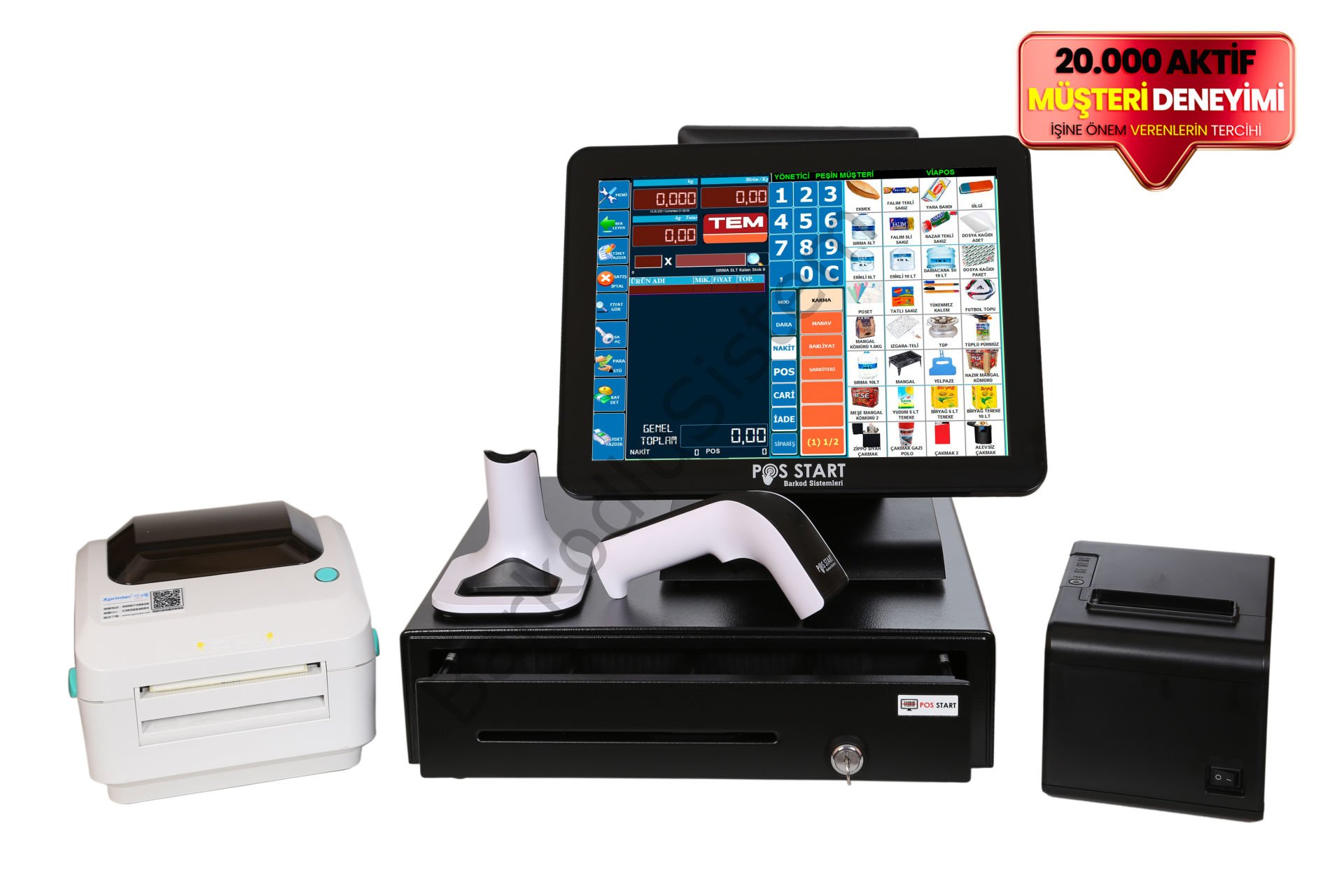 Market  Barkod Sistemi | Donanım Set