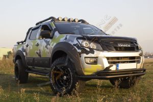 Isuzu D-Max Siyah Ön Koruma PST18 Dmax