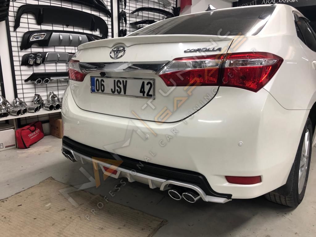 TOYATA COROLLA 2012-2018 IÇIN UYUMLU DIFÜZÖR 4 EGZOZ