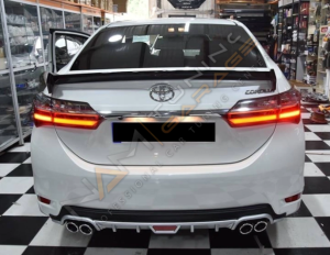 TOYATA COROLLA 2012-2018 IÇIN UYUMLU DIFÜZÖR 4 EGZOZ