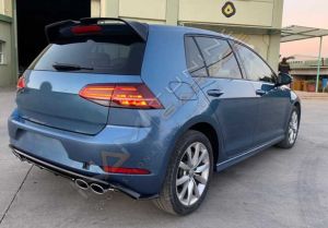 GOLF 7,5 2018-2020 IÇIN UYUMLU R DIFÜZÖR + EGZOZ UCU